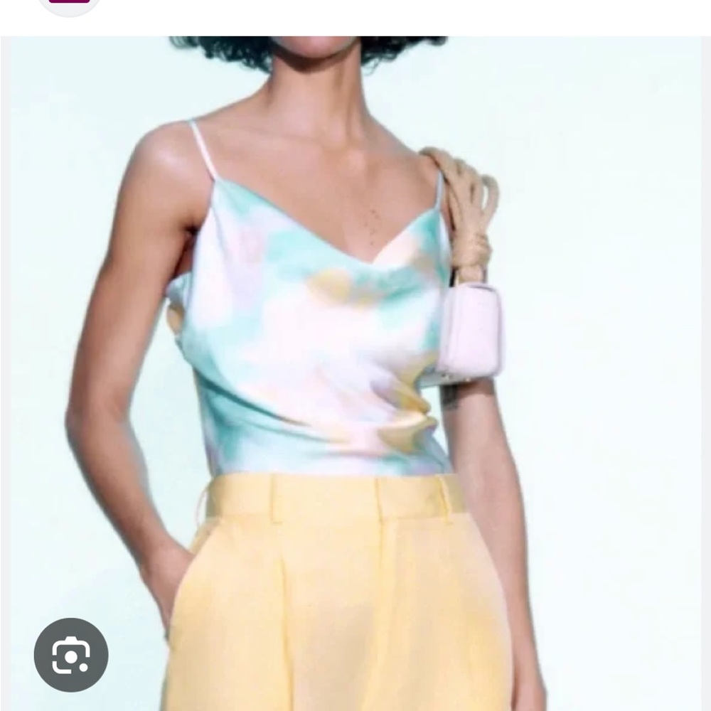 Zara Stylish Multicolor Camisole Top